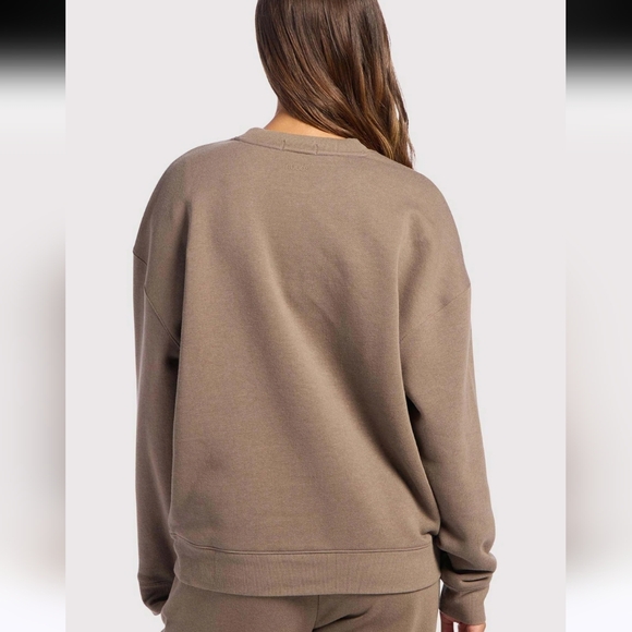 Nuuds vintage fleece crewneck in mocha medium - Picture 4 of 14